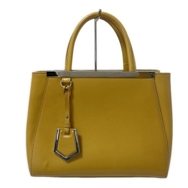 フェンディ FENDI ハンドバッグ 8BH253 プチ トゥージュール レザー ダークイエロー バッグ