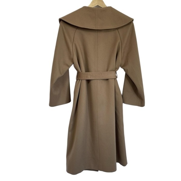 ニジュウサンク 23區(qū) サイズ32 XS - ライトブラウン×キャメル レディース 長袖/LOROPIANA/ベルト付き/冬 美品 コート