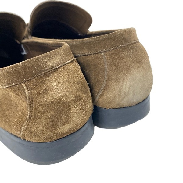 サルバトーレフェラガモ FERRAGAMO/SalvatoreFerragamo ローファー 8 1/2 3E - ダークブラウン メンズ ガンチーニ 靴