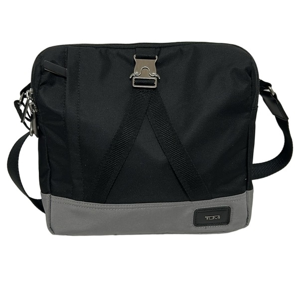 トゥミ TUMI ショルダーバッグ 55800DO アーリントン トップ ジップ クロスボディ 黒×グレー 美品 バッグ