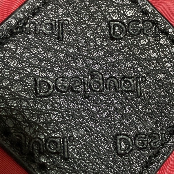 デシグアル Desigual ショルダーバッグ - 黒×ピンク 編み込みショルダー バッグ