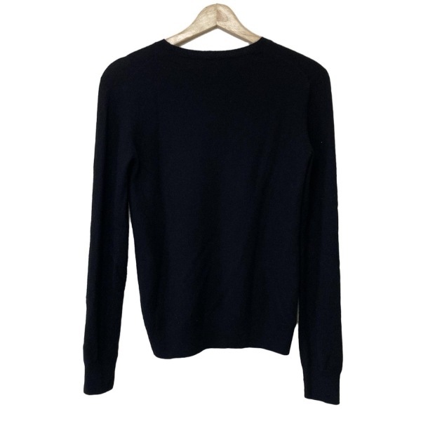 セオリー theory 長袖セーター/ニット サイズS - 黒 レディース クルーネック/カシミヤ トップス_画像2