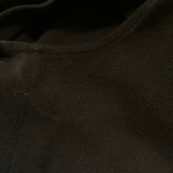 アクアスキュータム Aquascutum セーター/ニット サイズ8 M - 黒 レディース 変形袖 トップス