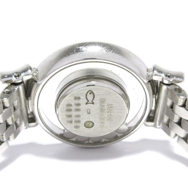 ショパール 腕時計 ハッピーダイヤモンド 20/5512 レディース K18WG/金無垢/5Pムービングダイヤ/ダイヤベゼル/リボン2Pバケットダイヤ