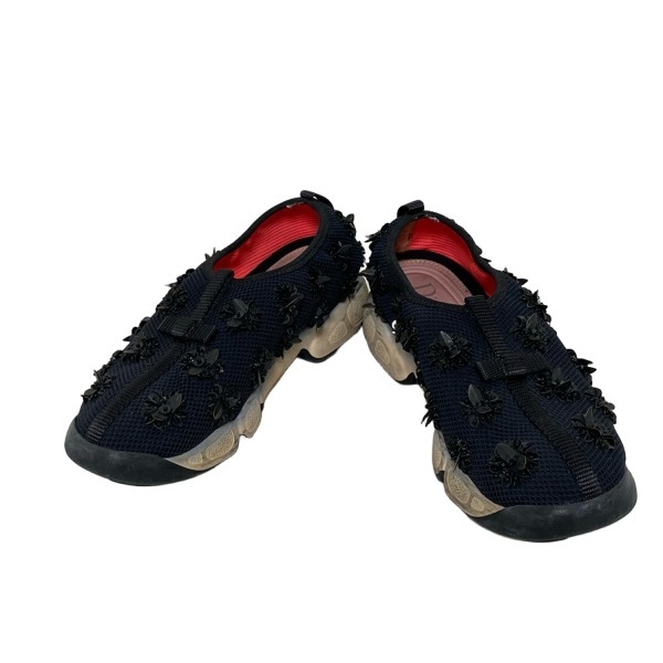 ディオール/クリスチャンディオール DIOR/ChristianDior スリッポン 35 - 黒 レディース 靴