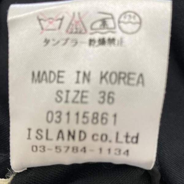 グレースコンチネンタル GRACE CONTINENTAL トレンチコート サイズ36 S 黒 レディース 春?秋物 コート