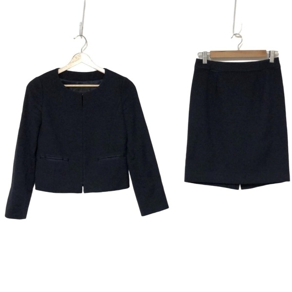 アンタイトル UNTITLED スカートスーツ - ダークネイビー レディース 美品 レディーススーツ
