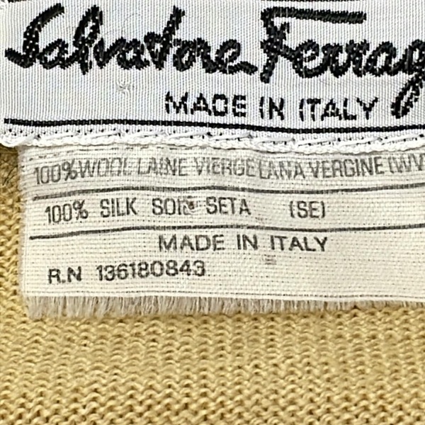  Salvatore Ferragamo FERRAGAMO/SalvatoreFerragamo кардиган размер M - светло-коричневый × orange × Pink Lady -s tops 