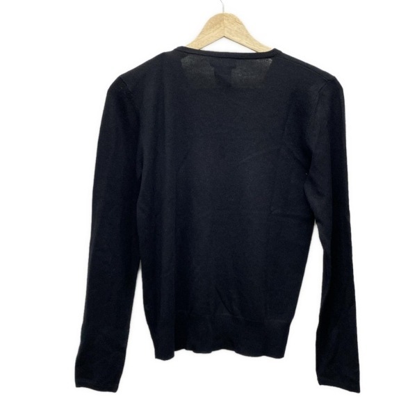 アニエスベー agnes b カーディガン サイズ2 M 黒 レディース 美品 トップス