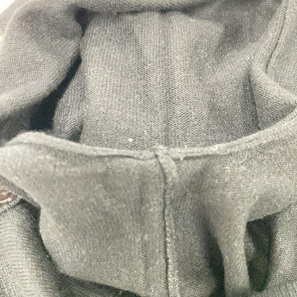 アニエスベー agnes b カーディガン サイズ2 M 黒 レディース 美品 トップス