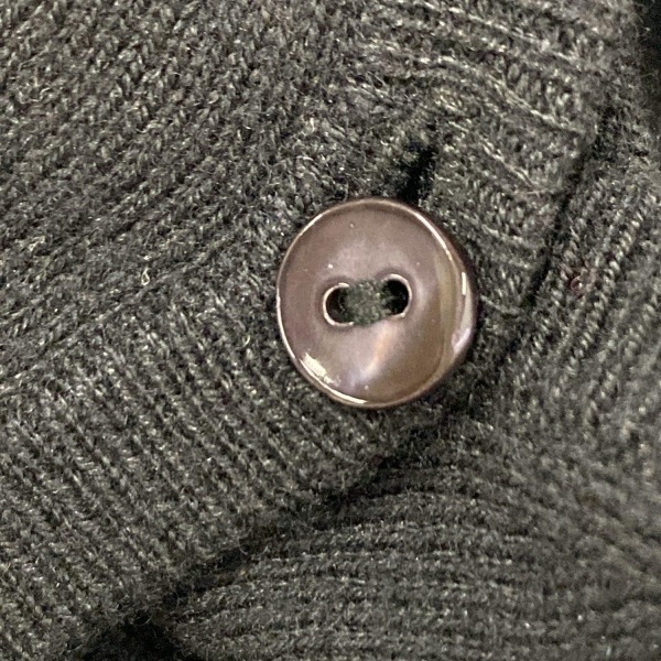 アニエスベー agnes b カーディガン サイズ2 M 黒 レディース 美品 トップス