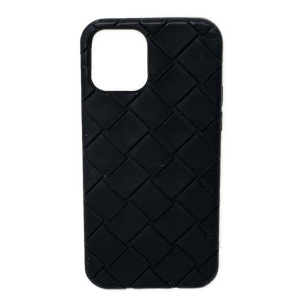ボッテガヴェネタ BOTTEGA VENETA 攜帯電話(huà)ケース/スマホカバー マキシイントレチャート 黒 スマートフォンケース 財(cái)布