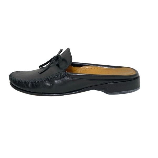 コールハーン COLE HAAN ミュール 6 1/2B - レザー 黒 レディース 靴