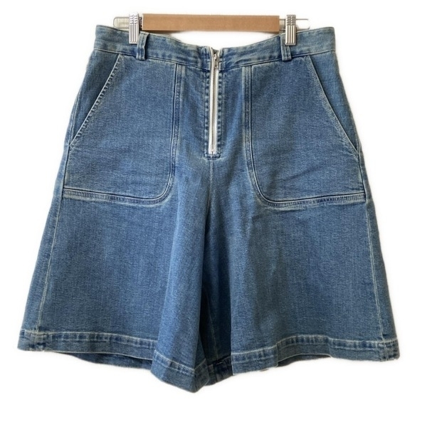 シーバイクロエ SEE BY CHLOE ジーンズ/デニムパンツ サイズ31 - ブルー レディース ハーフ(ひざ丈)/一部レザー ボトムス