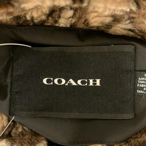 コーチ COACH ブルゾン サイズM - ブラウン×ライトブラウン レディース ジャケット