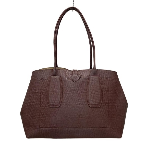 ロンシャン LONGCHAMP トートバッグ ロゾ レザー ボルドー バッグ