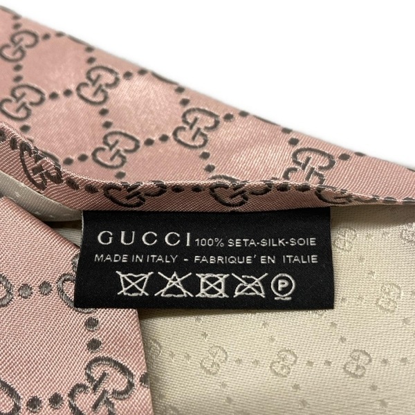グッチ GUCCI GG柄 ピンク×シルバー メンズ 総柄 ネクタイ