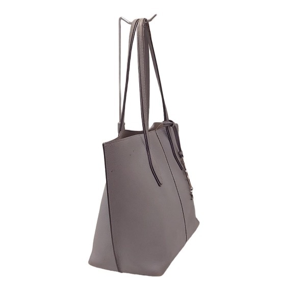 トッズ TOD'S トートバッグ ジョイ レザー グレー バッグ_画像2