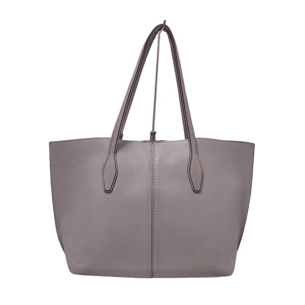トッズ TOD'S トートバッグ ジョイ レザー グレー バッグ_画像3