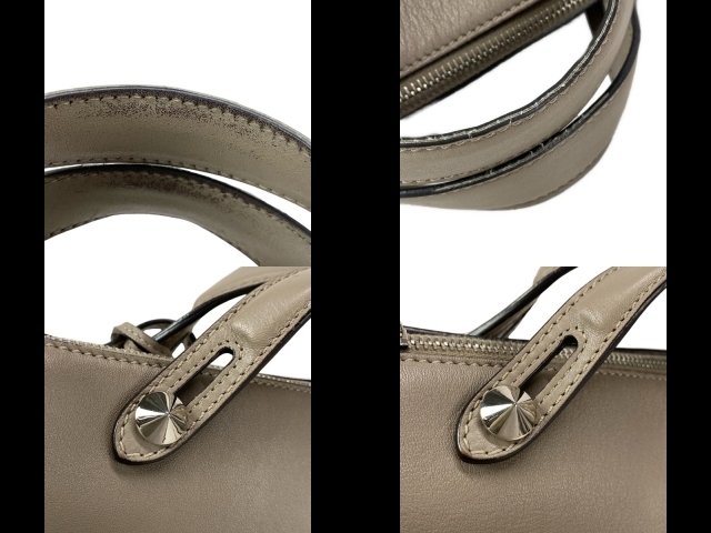 フェンディ FENDI ハンドバッグ 8BL124 バイザウェイ レザー グレーベージュ バッグ