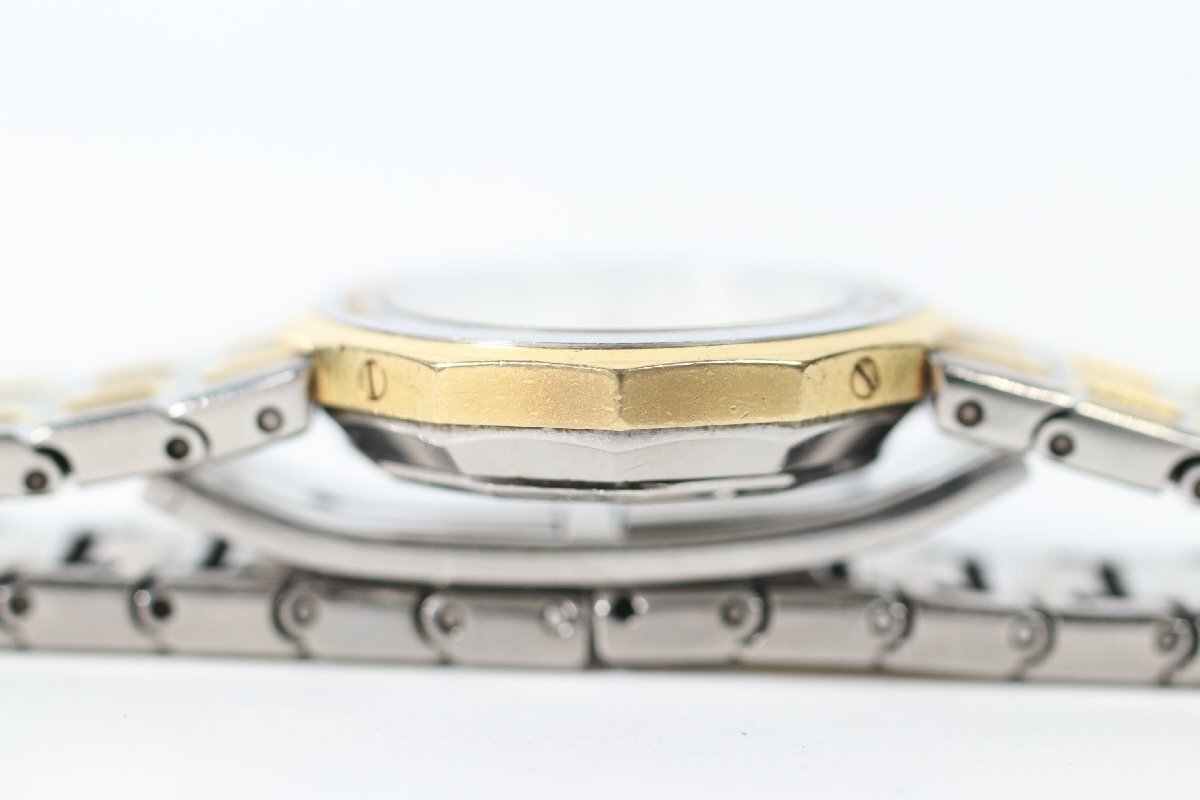 ★CORMU コルム Admiral's Cup アドミラルズカップ 39.610.21 V-52 クオーツ デイト レディース 腕時(shí)計(jì) 7011-TE