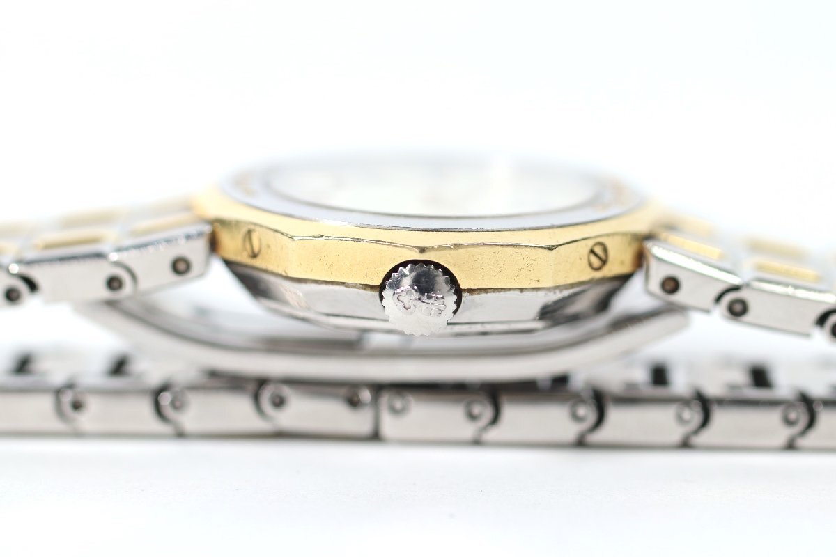 ★CORMU コルム Admiral's Cup アドミラルズカップ 39.610.21 V-52 クオーツ デイト レディース 腕時(shí)計(jì) 7011-TE