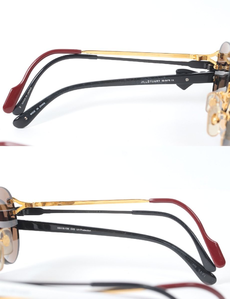 【3點】カルティエ/ジルスチュアート/イヴサンローラン サングラス 度入り メガネ 眼鏡 アイウェア ケース付き まとめ売り 6982-AM