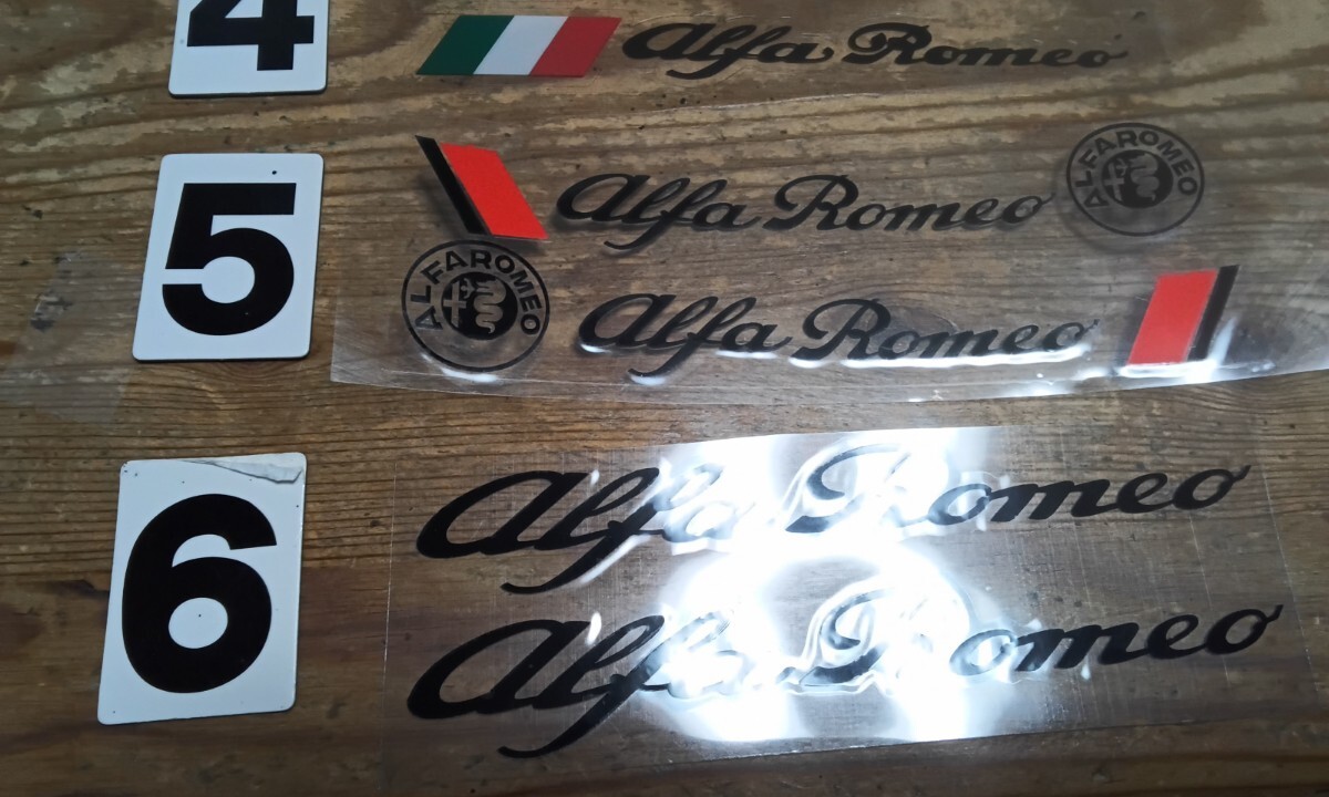  Alpha Romeo высокое качество стикер 2 шт. комплект one комплект выберите пожалуйста утонченный . отличие - поэтому хорошо посмотрите пожалуйста 