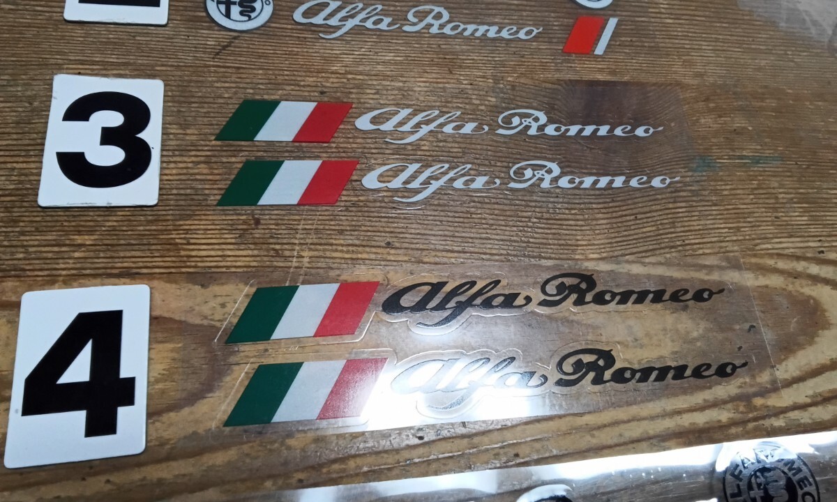  Alpha Romeo высокое качество стикер 2 шт. комплект one комплект выберите пожалуйста утонченный . отличие - поэтому хорошо посмотрите пожалуйста 