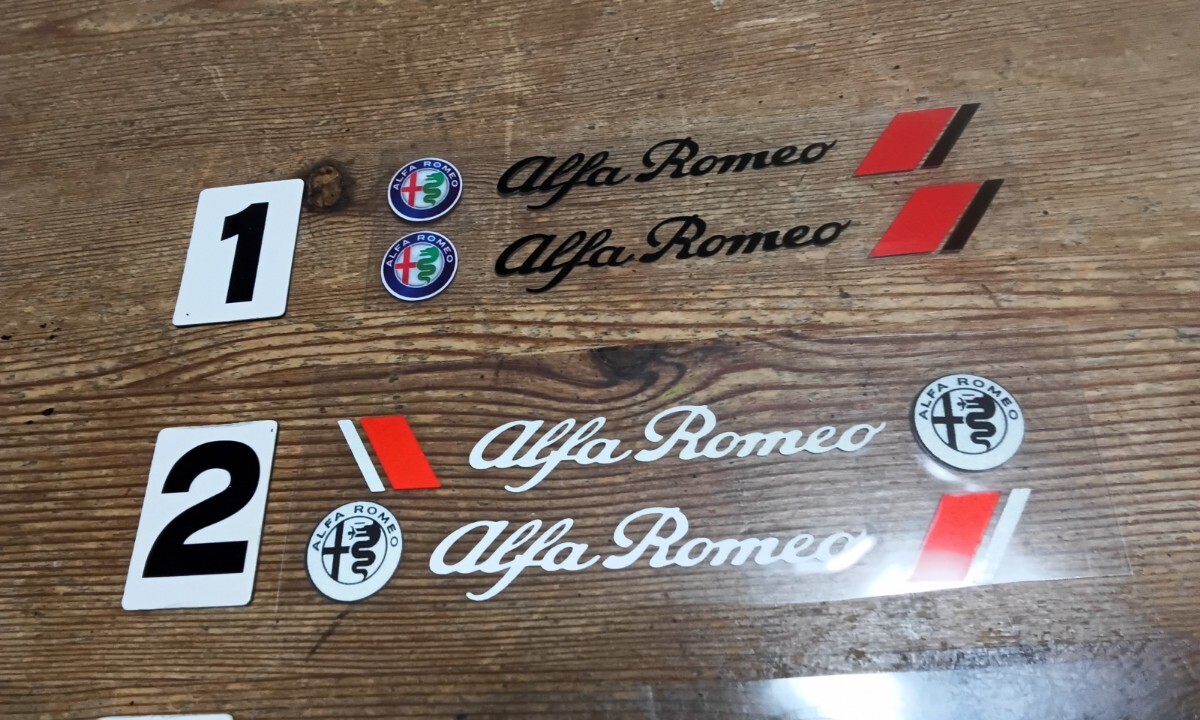  Alpha Romeo высокое качество стикер 2 шт. комплект one комплект выберите пожалуйста утонченный . отличие - поэтому хорошо посмотрите пожалуйста 