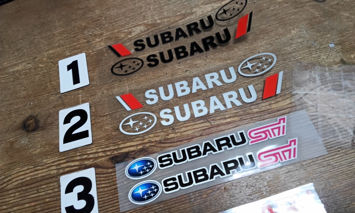 スバル　高品質ステッカー　2個セット　お1つお選び下さい_画像2