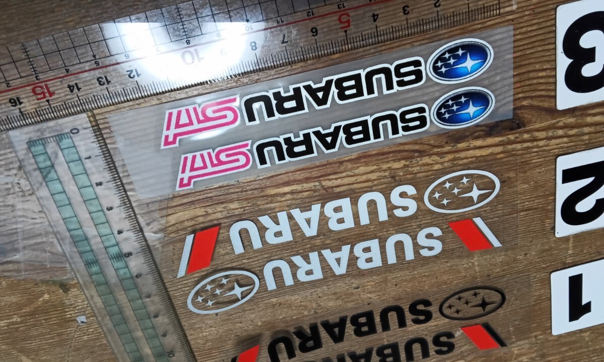 スバル　高品質ステッカー　2個セット　お1つお選び下さい_画像4