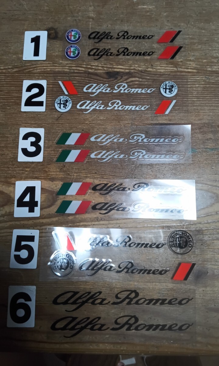  Alpha Romeo высокое качество стикер 2 шт. комплект one комплект выберите пожалуйста утонченный . отличие - поэтому хорошо посмотрите пожалуйста 