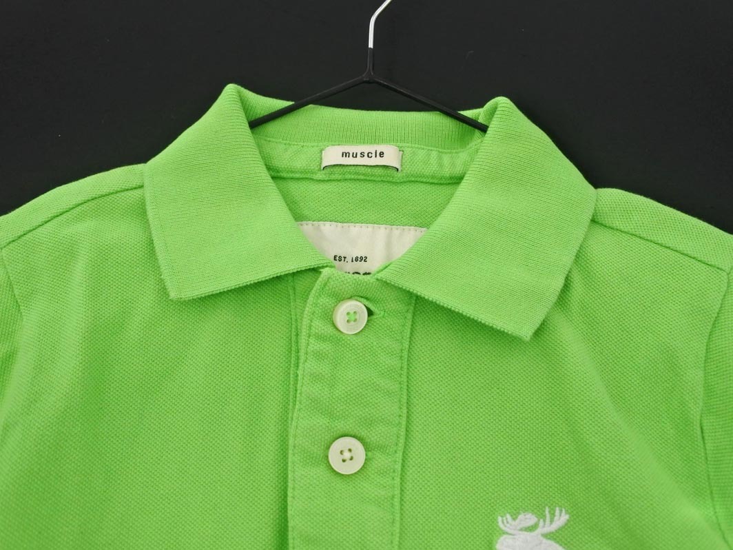 Abercrombie Kids アバクロンビーキッズ ポロシャツ sizeXL(160ｃｍ)/緑 ■◆ ☆ fea2
