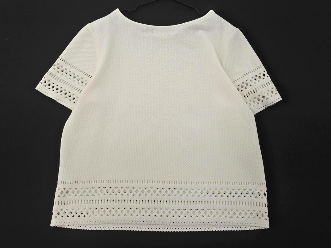Rope Picnic ロペピクニック カットワーク カットソー size38/オフホワイト ■◆ ☆ fea1 レディース