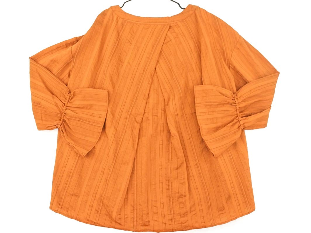 кошка pohs OK Techichi Te chichi полоса блуза рубашка sizeF/ orange #* * fea1 женский