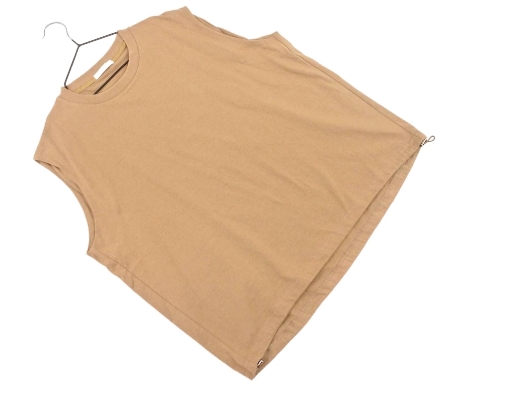 JOURNAL STANDARD ジャーナルスタンダード ノースリーブ カットソー sizeF/ブラウン ■◆ ☆ fea2 レディース