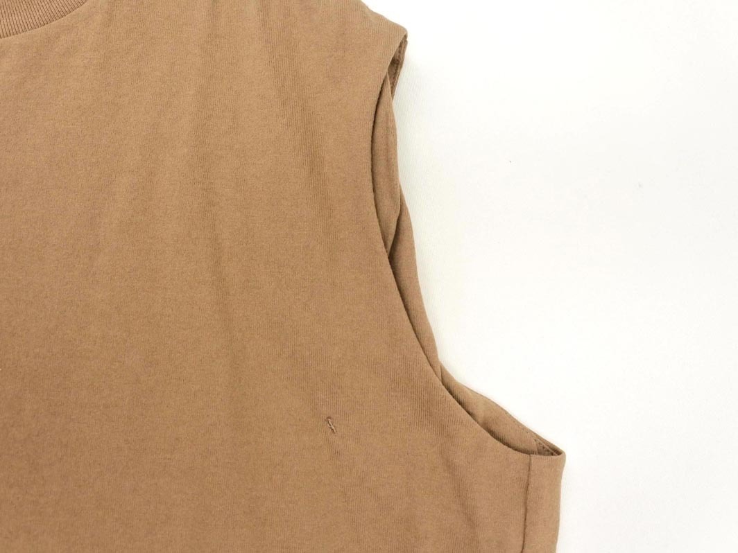 JOURNAL STANDARD ジャーナルスタンダード ノースリーブ カットソー sizeF/ブラウン ■◆ ☆ fea2 レディース
