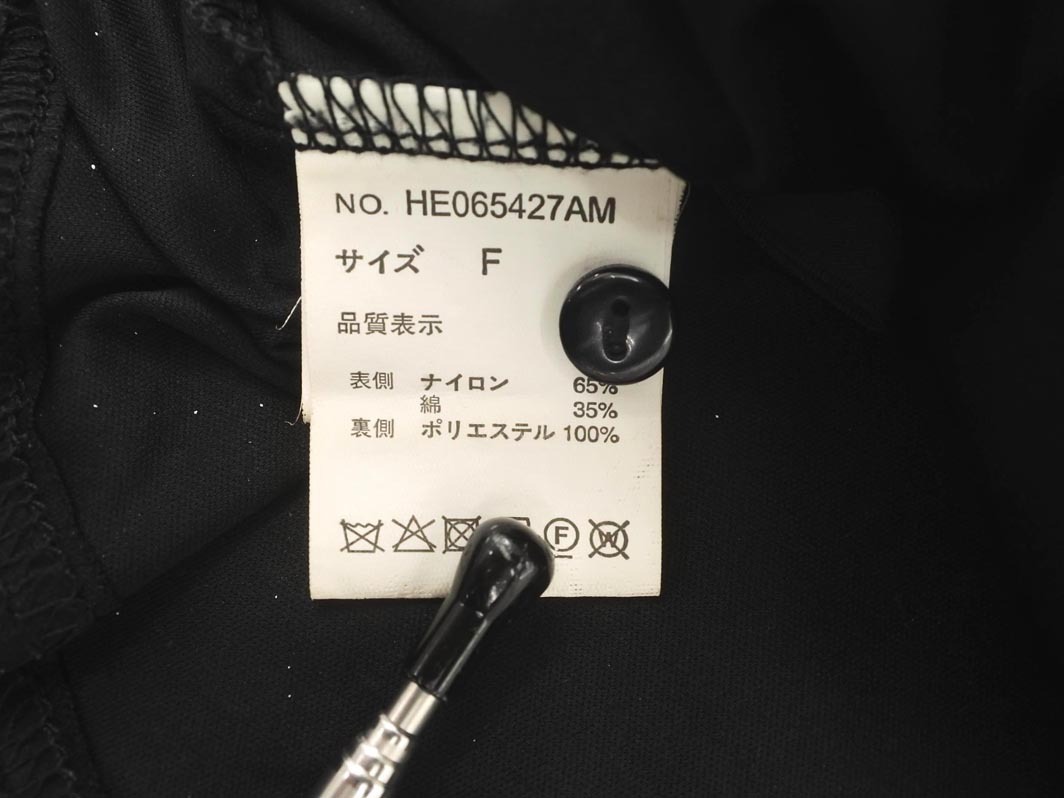 Heather ヘザー 総レース ブラウス シャツ sizeF/黒 ■◆ ☆ fea2 レディース