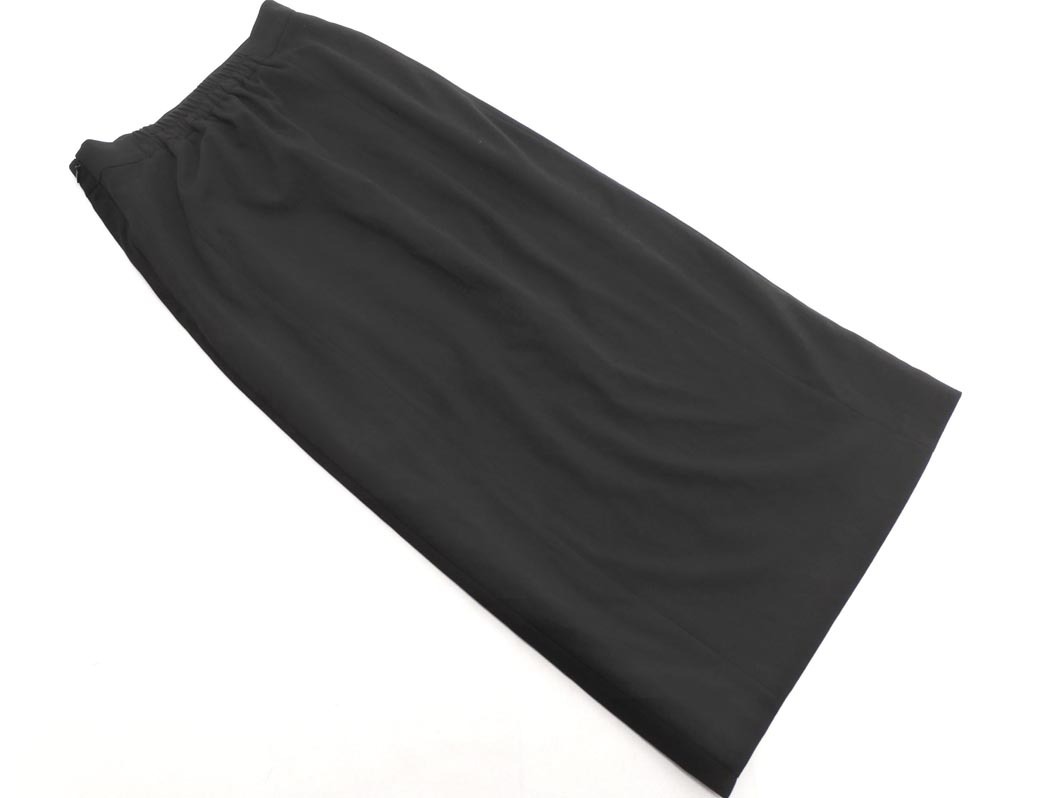 Heather ヘザー ラップ ロング スカート sizeS/黒 ■■ ☆ fea2 レディース