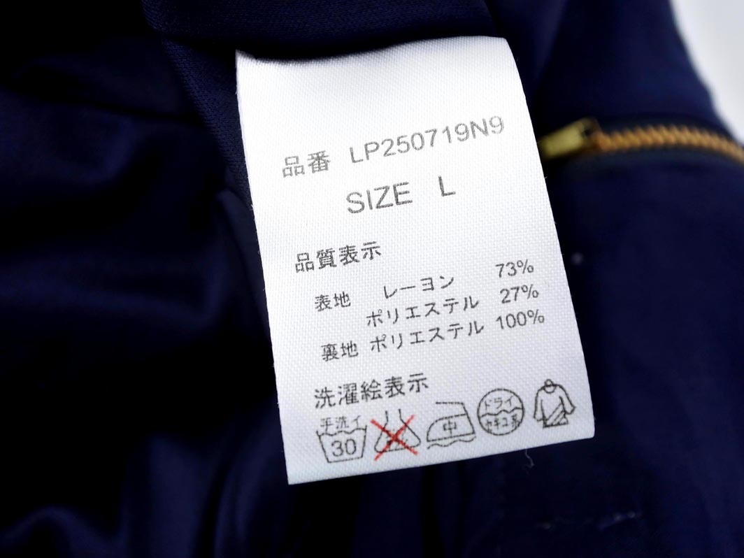 LEPSIM レプシィムローリーズファーム ノースリーブ オールインワン sizeL/紺 ■◆ ☆ fea1 レディース
