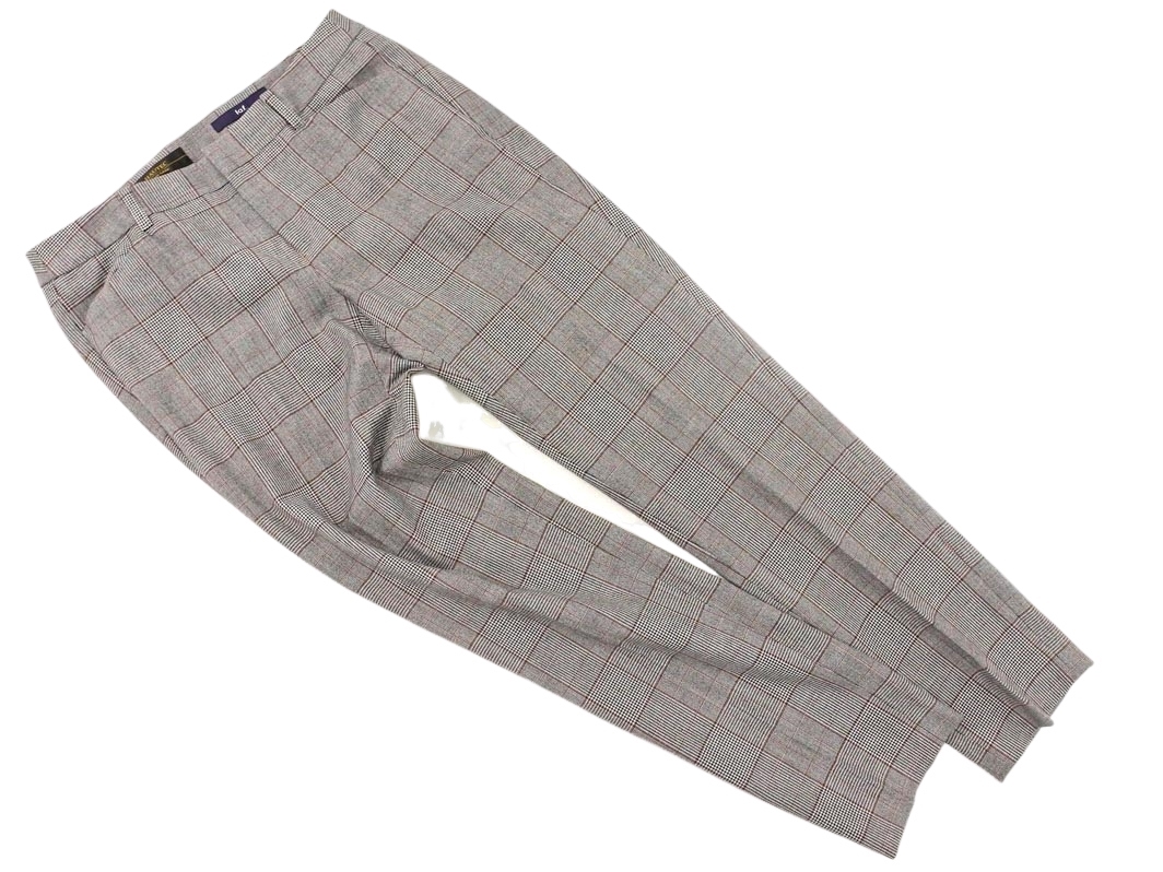 la.f... ラエフ ロートレアモン グレンチェック トラウザー パンツ size1S/グレー ■■ ☆ fea2 レディース