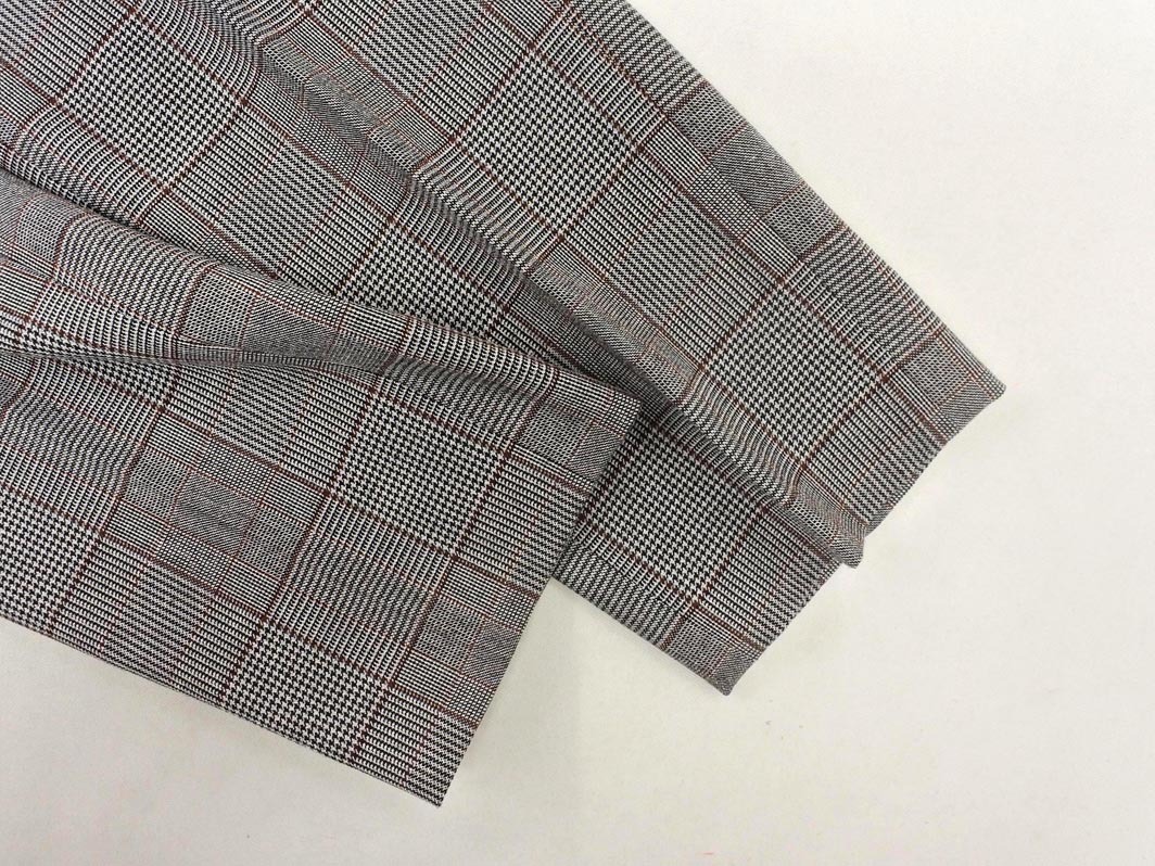 la.f... ラエフ ロートレアモン グレンチェック トラウザー パンツ size1S/グレー ■■ ☆ fea2 レディース