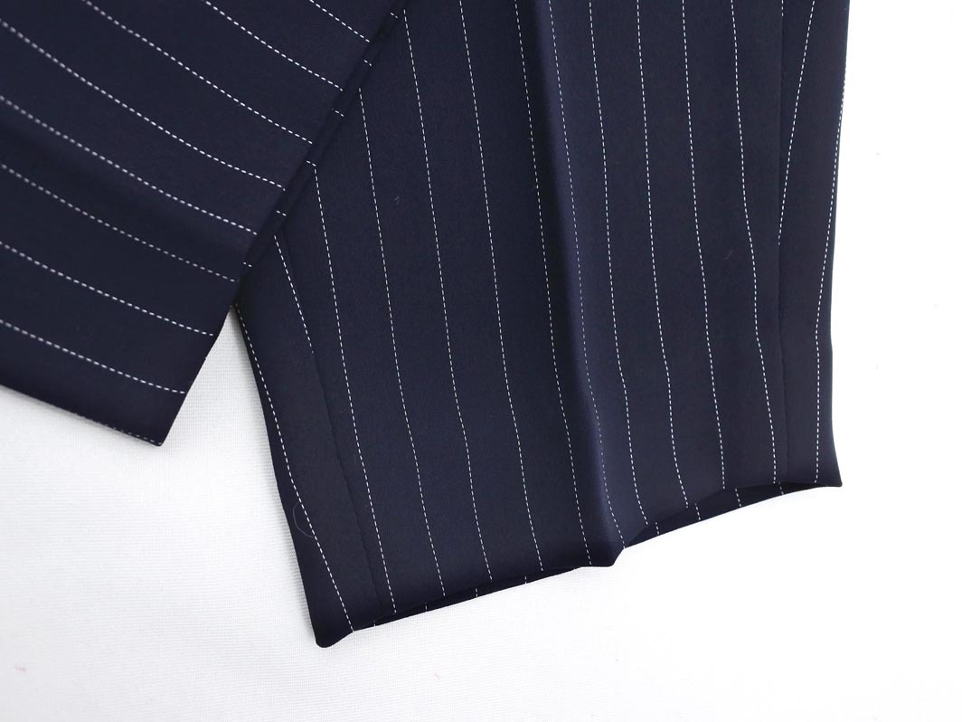 la.f... ラエフ ロートレアモン ストライプ テーパード パンツ size1S/紺 ■■ ☆ fea2 レディース_画像3