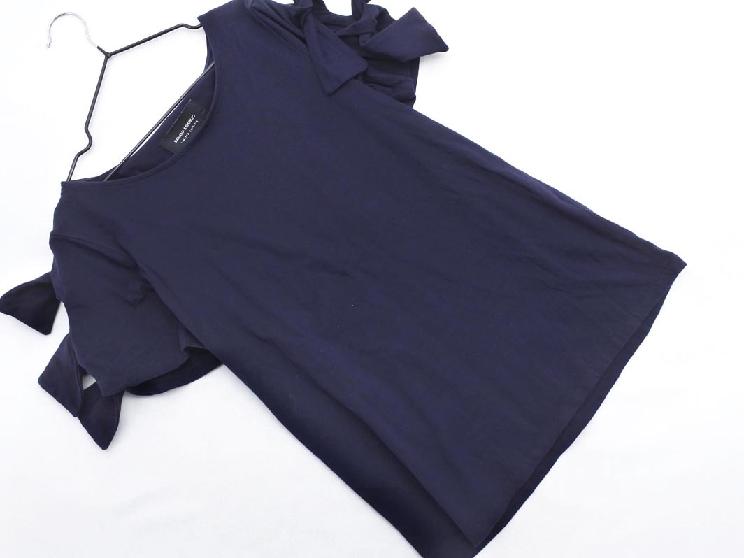 BANANA REPUBLIC バナナリパブリック 半袖 カットソー sizeXS/紺 ■◆ ☆ fea1 レディース_画像1