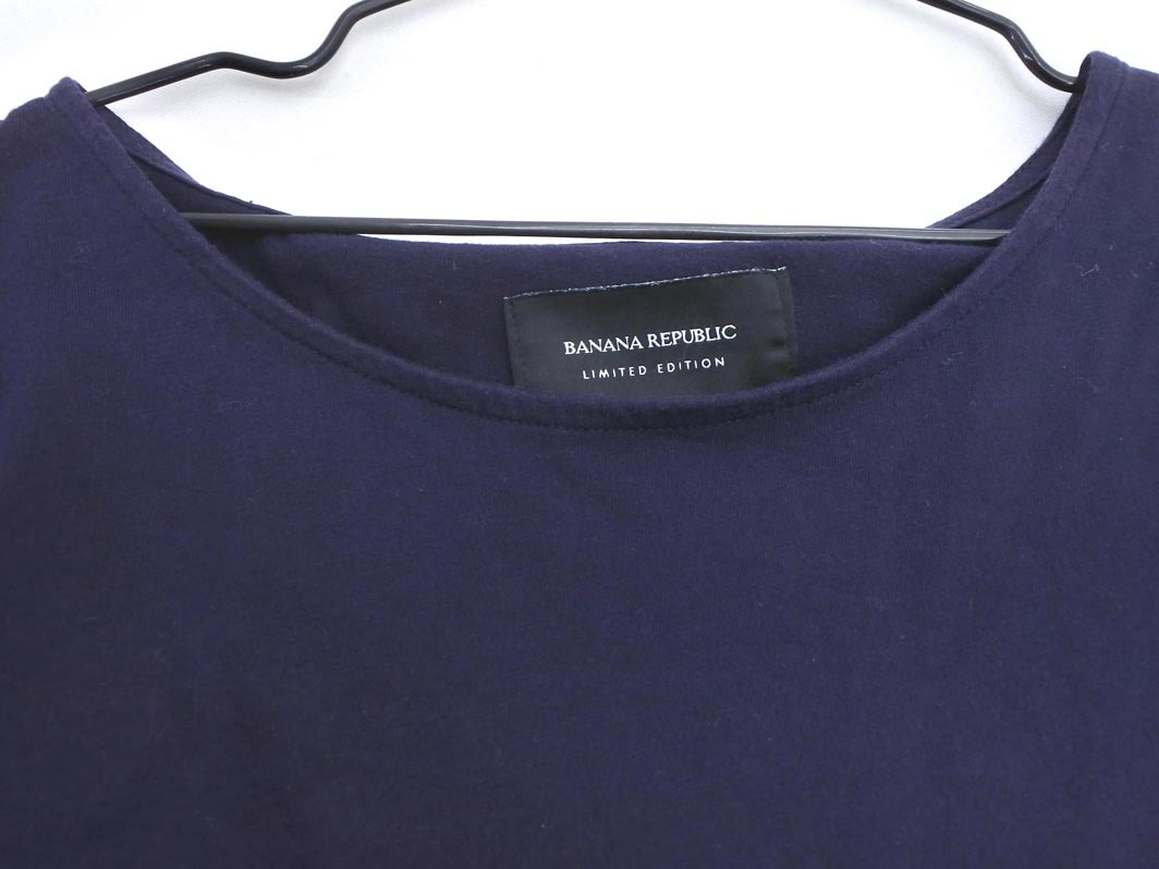 BANANA REPUBLIC バナナリパブリック 半袖 カットソー sizeXS/紺 ■◆ ☆ fea1 レディース_画像2