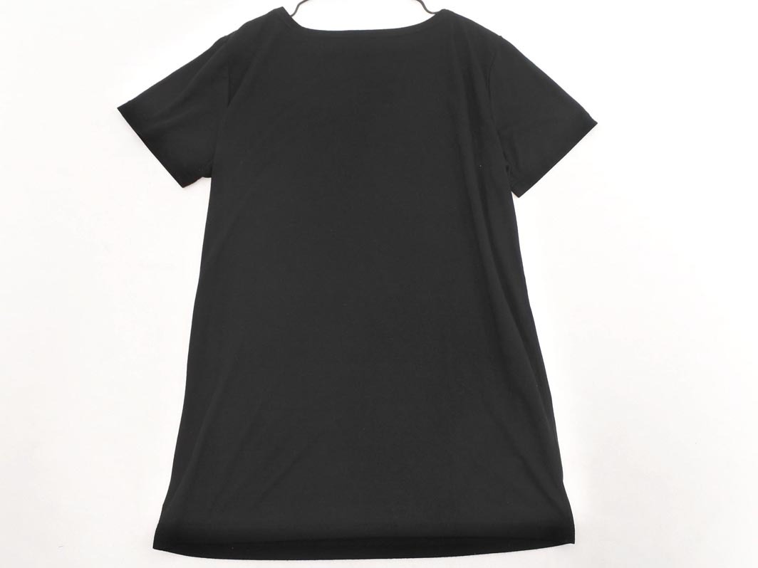 ネコポスOK MURUA ムルーア プリント Tシャツ sizeF/黒 ■◆ ☆ fea2 レディース