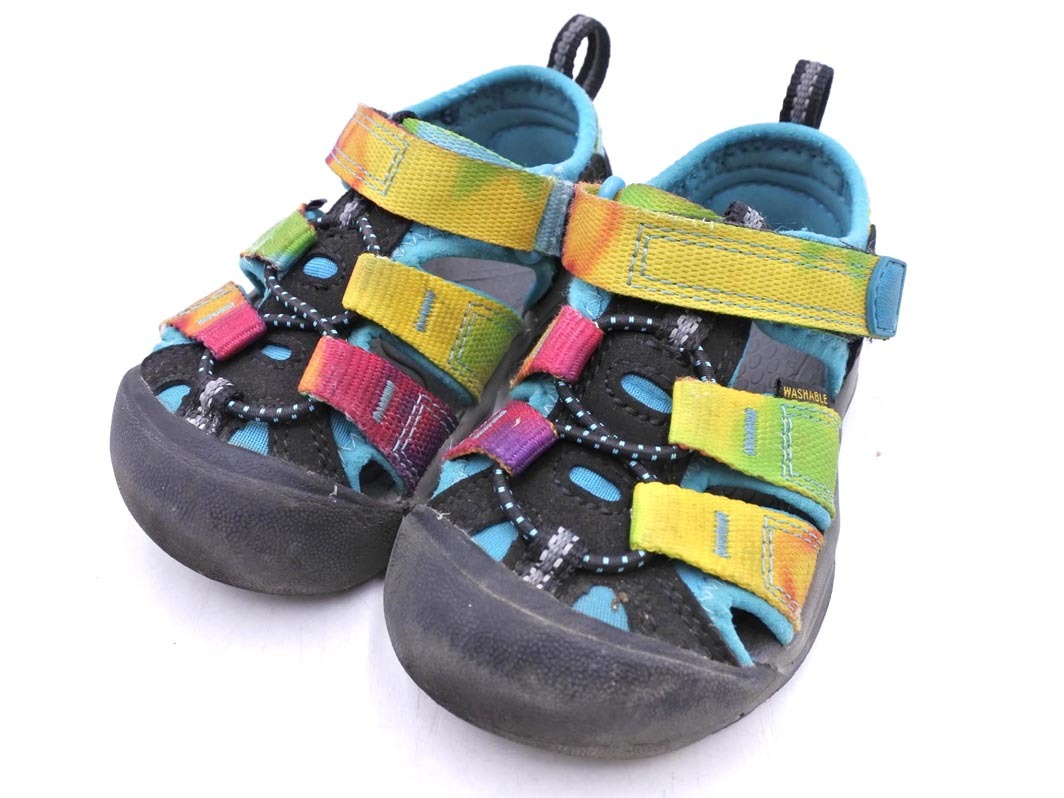 KEEN キーン NEWPORT H2 ニューポート ベビー サンダル 13.5cm カラフル ■◆ ☆ fea7 子供服