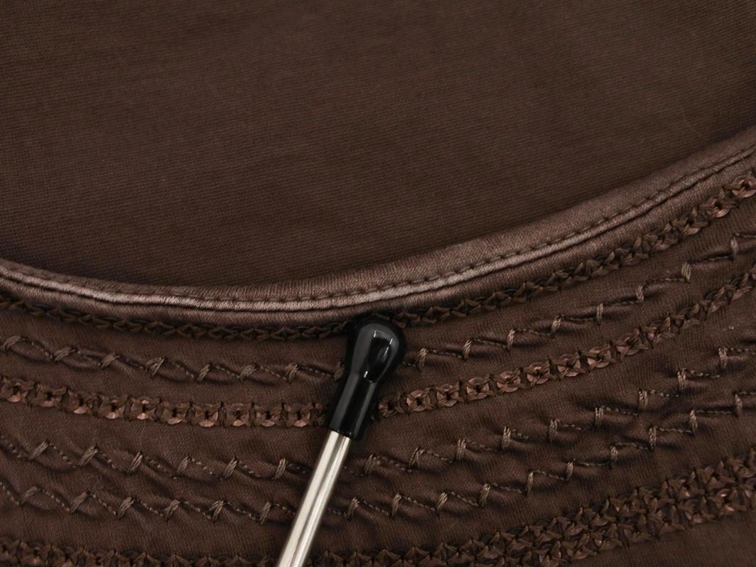 Aquascutum アクアスキュータム 刺繍 カットソー size8/茶 ■◆ ☆ fea7 レディース