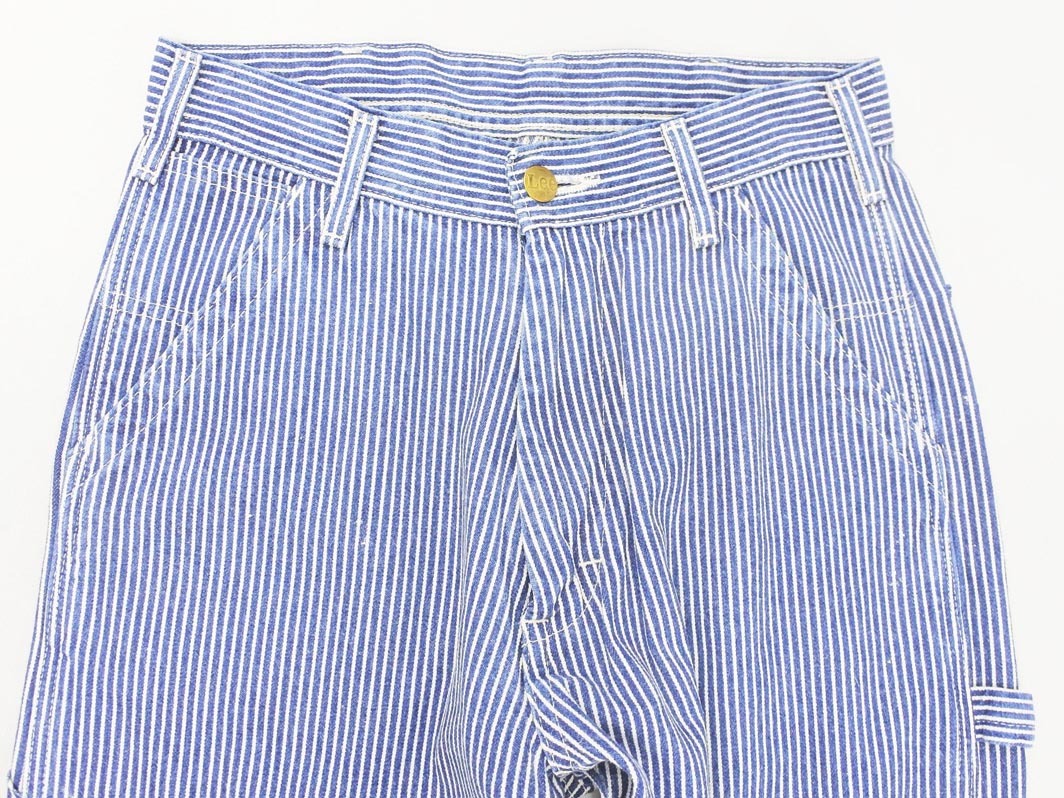 Lee リー ヒッコリー ペインター パンツ sizeM/紺 ■■ ☆ fea7 レディース